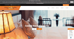 Desktop Screenshot of central-hotel-viernheim.de